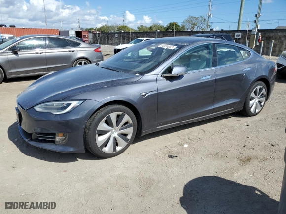 2021 Tesla Model S Long Range Plus with VIN 5YJSA1E20MF421679, listed as a Copart auction lot 44324005 with 0 mi miles and Salvage Title. Bid and sale history available at carsss.com. Image 1.