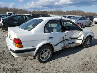 1997 Toyota Tercel DX with VIN JT2BC52L5V0215622, listed as a Copart auction lot 87475544 with 382,242 mi miles and Salvage Title. Bid and sale history available at carsss.com. Image 3.