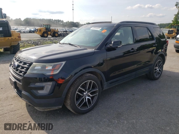 2016 Ford Explorer Sport with VIN 1FM5K8GT9GGB93163, listed as a Copart auction lot 65944455 with 151,451 mi miles and Clean title. Bid and sale history available at DreamBid. Image 1.