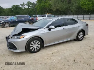 2022 Toyota Camry Hybrid LE with VIN 4T1C31AKXNU578872, listed as a Copart auction lot 50663835 with 34,836 mi miles and Salvage Title. Bid and sale history available at carsss.com. Image 1.