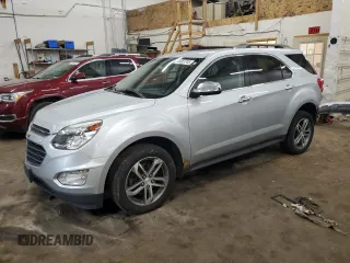 2016 Chevrolet Equinox LTZ with VIN 2GNFLGEK1G6358074, listed as a Copart auction lot 46803745 with 114,601 mi miles and Salvage Title. Bid and sale history available at carsss.com. Image 1.