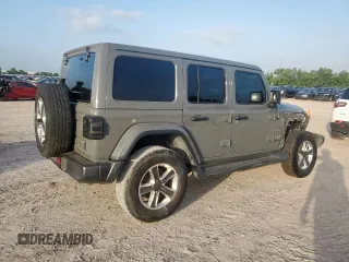 2022 Jeep Wrangler Unlimited Sahara с VIN 1C4HJXEG8NW164969, выставлен на аукционе Copart как лот 61671095 с пробегом 64 263 миль миль и Списание • Salvage title. История ставок и продаж доступна на DreamBid. Изображение 3.