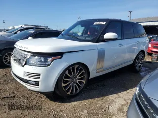 2017 Land Rover Range Rover Autobiography with VIN SALGV2FE8HA330823, listed as a Copart auction lot 50125554 with 93,763 mi miles and Salvage title. Bid and sale history available at DreamBid. Image 1.