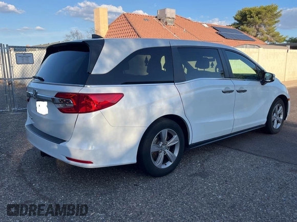 2020 Honda Odyssey EX-L с VIN 5FNRL6H70LB066458, выставлен на аукционе Copart как лот 59820815 с пробегом 76 255 миль миль и Списание • Salvage title. История ставок и продаж доступна на DreamBid. Изображение 4.