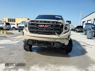 2023 GMC Sierra 1500 AT4 with VIN 1GTUUEE89PZ218574, listed as a Copart auction lot 55883305 with 34,239 mi miles and Salvage title. Bid and sale history available at DreamBid. Image 13.