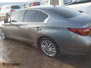 2018 Infiniti Q50 3.0t LUXE with VIN JN1EV7AR2JM612159, listed as a IAAI auction lot 41777503 with 68,667 mi miles. Bid and sale history available at carsss.com. Image 6.