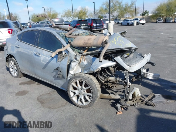 2013 Dodge Dart SXT with VIN 1C3CDFBA0DD268432, listed as a IAAI auction lot 39954580 with 1 mi miles. Bid and sale history available at carsss.com. Image 1.