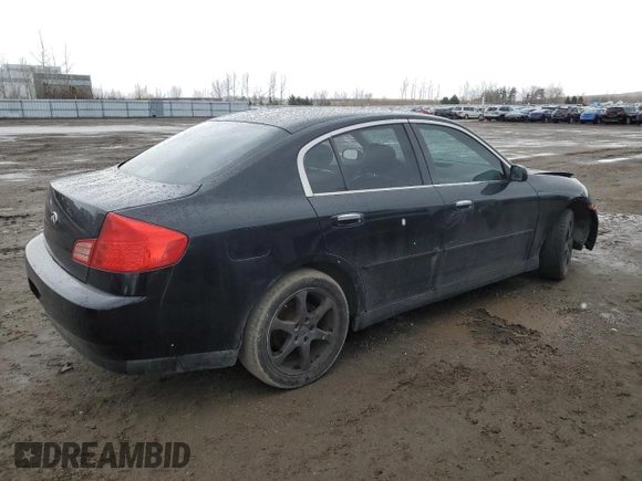 2004 Infiniti G35 w/Leather with VIN JNKCV51F54M704397, listed as a Copart auction lot 49492245 with Not Provided miles and Clean Title. Bid and sale history available at DreamBid. Image 3.