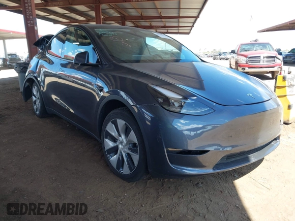 2023 Tesla Model Y Long Range with VIN 7SAYGDEE4PF875915, listed as a IAAI auction lot 42095178 with 11,928 mi miles and . Bid and sale history available at DreamBid. Image 1.
