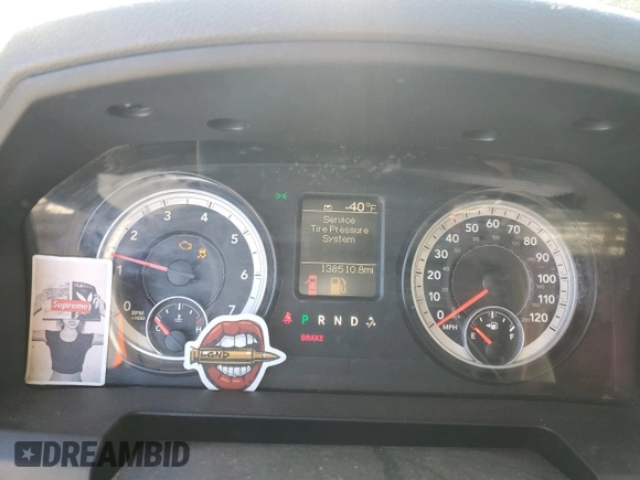 2014 Ram 1500 Express with VIN 1C6RR7KT4ES465655, listed as a Copart auction lot 46480185 with 138,510 mi miles and Salvage Title. Bid and sale history available at carsss.com. Image 9.