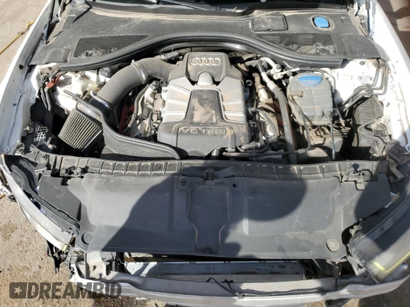 2012 Audi A6 3.0T Premium Plus with VIN WAUGGAFC3CN035282, listed as a Copart auction lot 47581675 with 126,733 mi miles and Salvage Title. Bid and sale history available at carsss.com. Image 12.