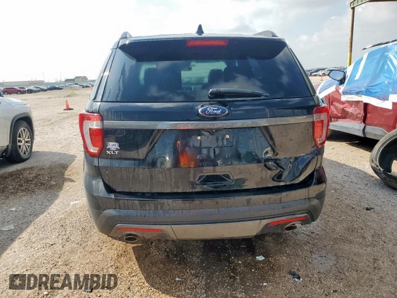 2017 Ford Explorer XLT with VIN 1FM5K7D84HGB52144, listed as a Copart auction lot 58974535 with 135,217 mi miles and Clean title. Bid and sale history available at DreamBid. Image 6.