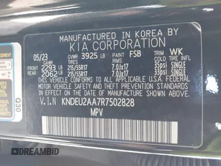 2024 Kia Seltos S z VIN KNDEU2AA7R7502828, wystawiony jako IAAI lot #41802523 z przebiegiem 25 962 mil mil oraz . Historia ofert i sprzedaży dostępna na DreamBid. Obrazek 9.