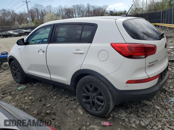 2015 Kia Sportage LX with VIN KNDPBCACXF7682520, listed as a Copart auction lot 51099855 with 202,655 mi miles and Salvage Title. Bid and sale history available at carsss.com. Image 2.