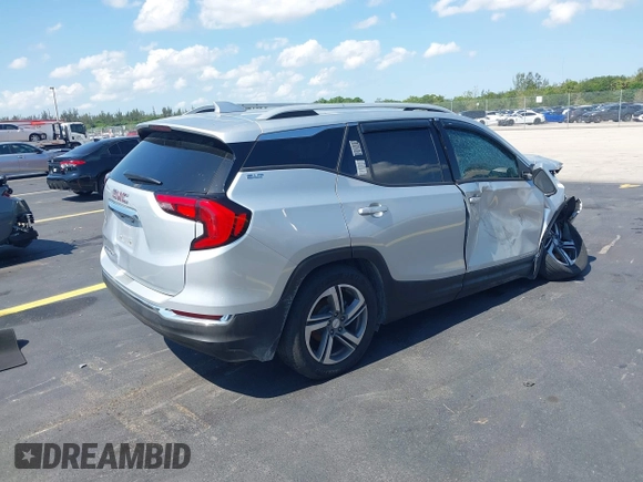 2020 GMC Terrain SLT with VIN 3GKALPEV5LL268272, listed as a IAAI auction lot 42239719 with 91,029 mi miles and . Bid and sale history available at DreamBid. Image 4.