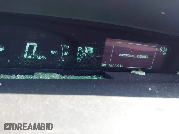 2013 Toyota Prius One with VIN JTDKN3DU8D5564853, listed as a IAAI auction lot 41973459 with 160,391 mi miles. Bid and sale history available at carsss.com. Image 7.