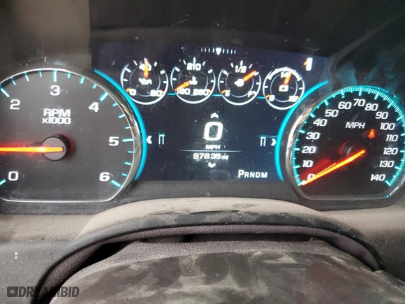 2016 Chevrolet Tahoe LTZ with VIN 1GNSKCKC6GR283299, listed as a Copart auction lot 86536764 with 97,835 mi miles and Salvage Title. Bid and sale history available at carsss.com. Image 9.
