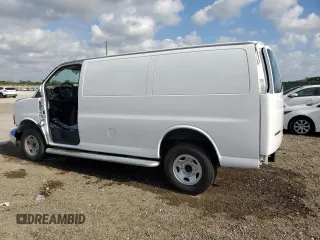 2024 Chevrolet Express Cargo with VIN 1GCWGAFP4R1183474, listed as a Copart auction lot 54072775 with Not provided miles and Clean title. Bid and sale history available at DreamBid. Image 2.