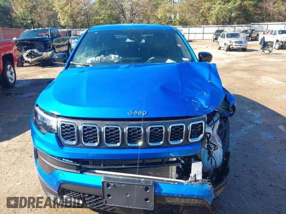 2024 Jeep Compass Sport с VIN 3C4NJDAN7RT139515, выставлен на аукционе IAAI как лот 40888483 с пробегом 7 253 миль миль и . История ставок и продаж доступна на DreamBid. Изображение 12.