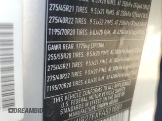 2015 Land Rover Range Rover Sport Supercharged with VIN SALWR2TFXFA511691, listed as a Copart auction lot 52958735 with 148,859 mi miles and Clean title. Bid and sale history available at DreamBid. Image 13.