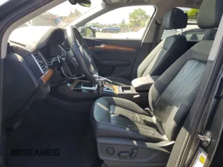 2021 Audi Q5 Premium with VIN WA1G2AFY0M2043639, listed as a Copart auction lot 60105855 with 63,458 mi miles and Salvage title. Bid and sale history available at DreamBid. Image 7.