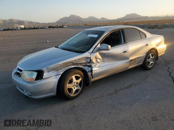 2002 Acura TL with VIN 19UUA56622A001690, listed as a Copart auction lot 71303934 with 158,297 mi miles and Salvage Title. Bid and sale history available at carsss.com. Image 1.