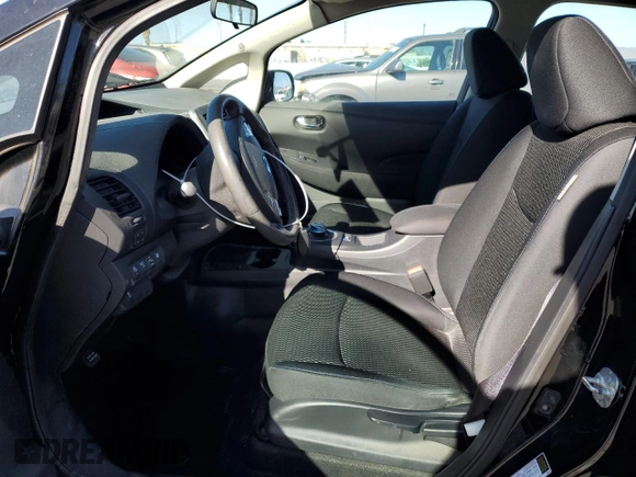 2015 Nissan LEAF SV with VIN 1N4AZ0CPXFC334701, listed as a Copart auction lot 41780655 with 66,335 mi miles and Salvage Title. Bid and sale history available at carsss.com. Image 7.