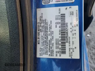 2012 Ford Fusion SEL with VIN 3FAHP0JA8CR293890, listed as a Copart auction lot 48590135 with 185,070 mi miles and Salvage Title. Bid and sale history available at carsss.com. Image 13.