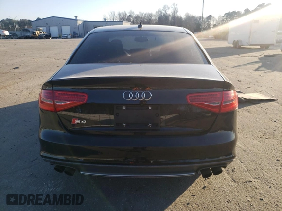 2014 Audi S4 Premium Plus with VIN WAUDGAFL0EA020770, listed as a Copart auction lot 44546215 with 137,426 mi miles and Salvage Title. Bid and sale history available at carsss.com. Image 6.