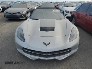 2015 Chevrolet Corvette 2LT with VIN 1G1YD3D77F5122584, listed as a Copart auction lot 73729614 with 0 mi miles and Salvage Title. Bid and sale history available at carsss.com. Image 5.