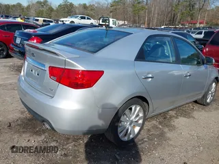2012 Kia Forte SX with VIN KNAFW4A37C5621409, listed as a IAAI auction lot 41608698 with 202,731 mi miles. Bid and sale history available at carsss.com. Image 4.