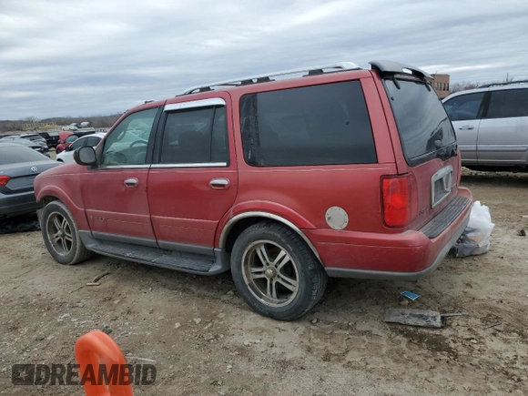 2001 Lincoln Navigator with VIN 5LMEU27R81LJ23306, listed as a Copart auction lot 44367495 with 220,225 mi miles and Salvage title. Bid and sale history available at DreamBid. Image 2.