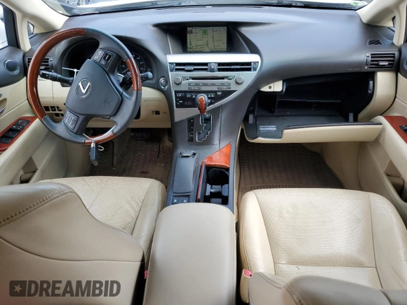 2010 Lexus RX 350 z VIN JTJBK1BA4A2418112, wystawiony jako Copart lot #53911515 z przebiegiem 120 368 mil mil oraz Szkoda całkowita • Salvage title. Historia ofert i sprzedaży dostępna na DreamBid. Obrazek 8.
