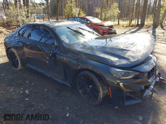 2024 BMW M2 z VIN 3MF13DM06R8E57389, wystawiony jako IAAI lot #41494927 z przebiegiem 6 690 mil mil oraz . Historia ofert i sprzedaży dostępna na DreamBid. Obrazek 1.