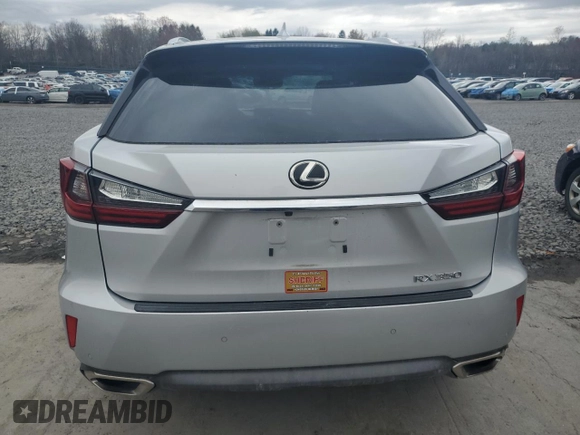 2016 Lexus RX 350 with VIN 2T2BZMCA4GC016594, listed as a Copart auction lot 53874075 with Not Provided miles and Salvage Title. Bid and sale history available at DreamBid. Image 6.