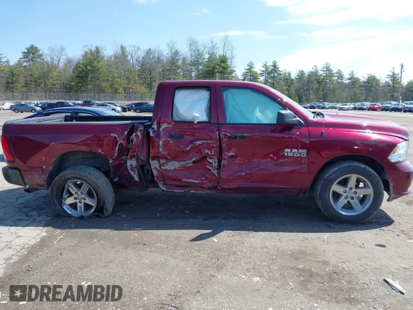 2018 Ram 1500 Express z VIN 1C6RR7FGXJS265225, wystawiony jako IAAI lot #42026301 z przebiegiem 109 131 mil mil oraz . Historia ofert i sprzedaży dostępna na DreamBid. Obrazek 13.