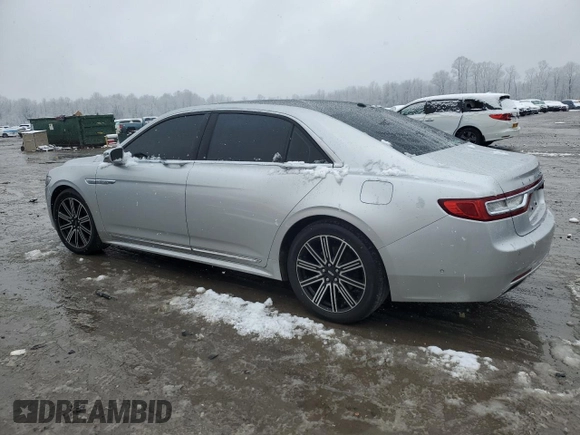 2017 Lincoln Continental Reserve with VIN 1LN6L9NP9H5626667, listed as a Copart auction lot 85807834 with 95,754 mi miles and Salvage title. Bid and sale history available at DreamBid. Image 2.