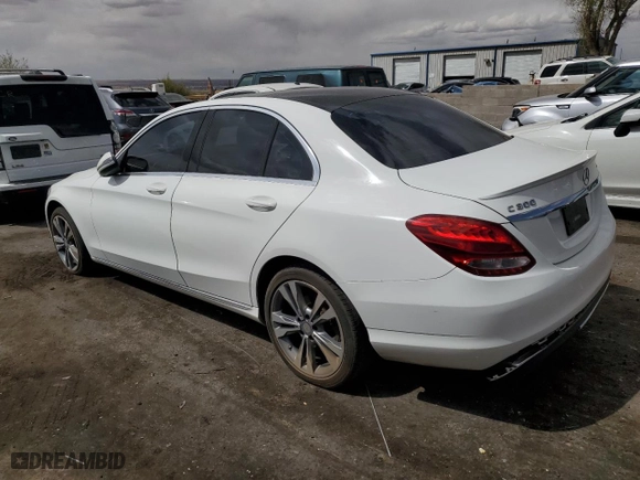 2016 Mercedes-Benz C-Class C 300 Luxury with VIN 55SWF4KB3GU133280, listed as a Copart auction lot 51872995 with 92,449 mi miles and Clean Title. Bid and sale history available at carsss.com. Image 2.