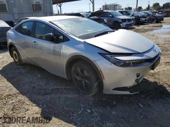 2024 Toyota Prius LE with VIN JTDACAAU4R3018502, listed as a Copart auction lot 56587885 with 22,266 mi miles and Salvage Title. Bid and sale history available at DreamBid. Image 4.