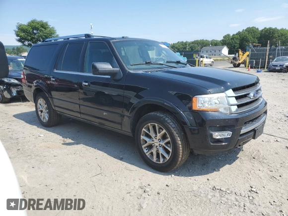 2017 Ford Expedition EL Limited with VIN 1FMJK2ATXHEA40664, listed as a Copart auction lot 62768524 with 143,865 mi miles and Salvage Title. Bid and sale history available at carsss.com. Image 4.