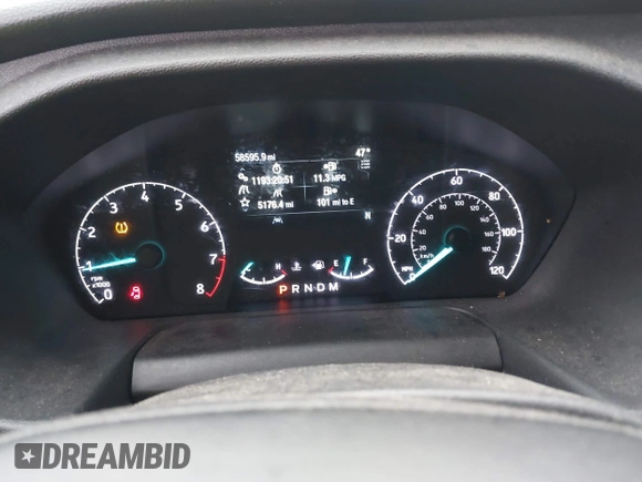 2021 Ford Transit Cargo with VIN 1FTBR3X8XMKA57960, listed as a IAAI auction lot 41842606 with 5,176 mi miles and . Bid and sale history available at DreamBid. Image 7.