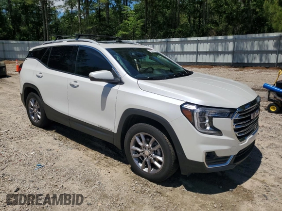 2022 GMC Terrain SLT z VIN 3GKALVEV4NL133811, wystawiony jako Copart lot #56044775 z przebiegiem 59 984 mil mil oraz Szkoda całkowita • Salvage title. Historia ofert i sprzedaży dostępna na DreamBid. Obrazek 4.