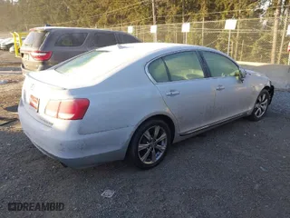 2008 Lexus GS 350 with VIN JTHCE96S580015552, listed as a IAAI auction lot 41398501 with 184,377 mi miles. Bid and sale history available at carsss.com. Image 4.