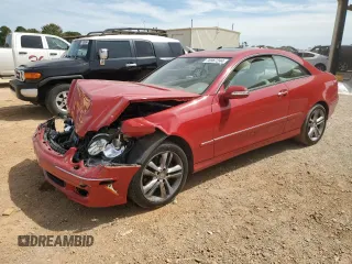 2008 Mercedes-Benz CLK 350 with VIN WDBTJ56H48F234136, listed as a Copart auction lot 70967244 with 63,501 mi miles and Salvage Title. Bid and sale history available at DreamBid. Image 1.