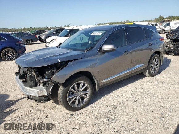 2023 Acura RDX Technology with VIN 5J8TC1H59PL004665, listed as a Copart auction lot 50383935 with 14,242 mi miles and Salvage title. Bid and sale history available at DreamBid. Image 1.