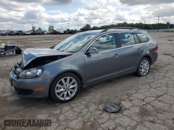 2014 Volkswagen Jetta SportWagen TDI w/Sunroof & Nav with VIN 3VWPL7AJ6EM625591, listed as a Copart auction lot 67476174 with 63,196 mi miles and Non Repairable. Bid and sale history available at carsss.com. Image 1.