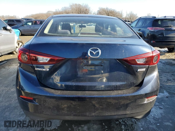 2015 Mazda 3 i SV with VIN JM1BM1T7XF1234306, listed as a Copart auction lot 87457174 with 159,630 mi miles and Salvage Title. Bid and sale history available at carsss.com. Image 6.