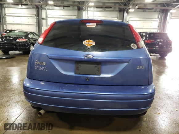 2004 Ford Focus ZX5 with VIN 3FAFP37354R102932, listed as a Copart auction lot 78814004 with 203,087 mi miles and Salvage title. Bid and sale history available at DreamBid. Image 6.