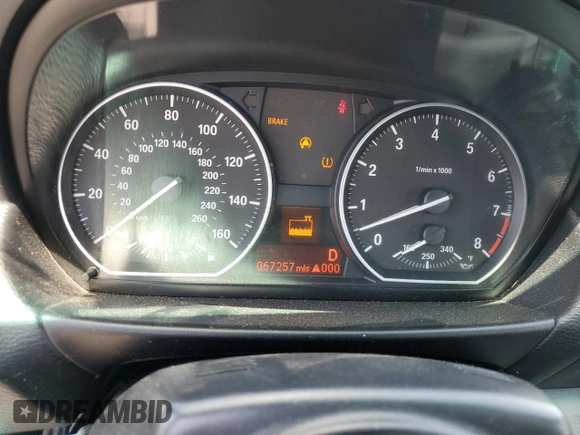 2009 BMW 1 Series 135i with VIN WBAUN93509VK41116, listed as a Copart auction lot 51443875 with 67,257 mi miles and Clean Title. Bid and sale history available at DreamBid. Image 9.