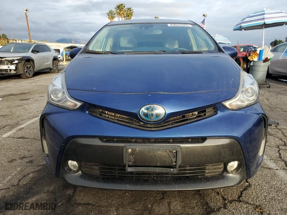 2017 Toyota Prius v Two with VIN JTDZN3EU0HJ061330, listed as a Copart auction lot 43042925 with 95,985 mi miles and Salvage Title. Bid and sale history available at carsss.com. Image 5.